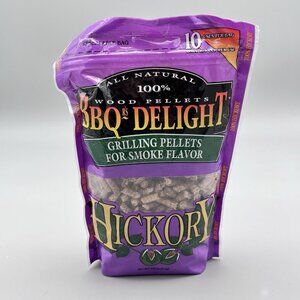 BBQr's Delight 100% All Natural Wood Grilling Pellets Smoke Flavor Hickory 1 lb